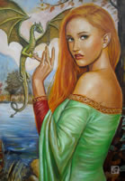 dragon elf girl